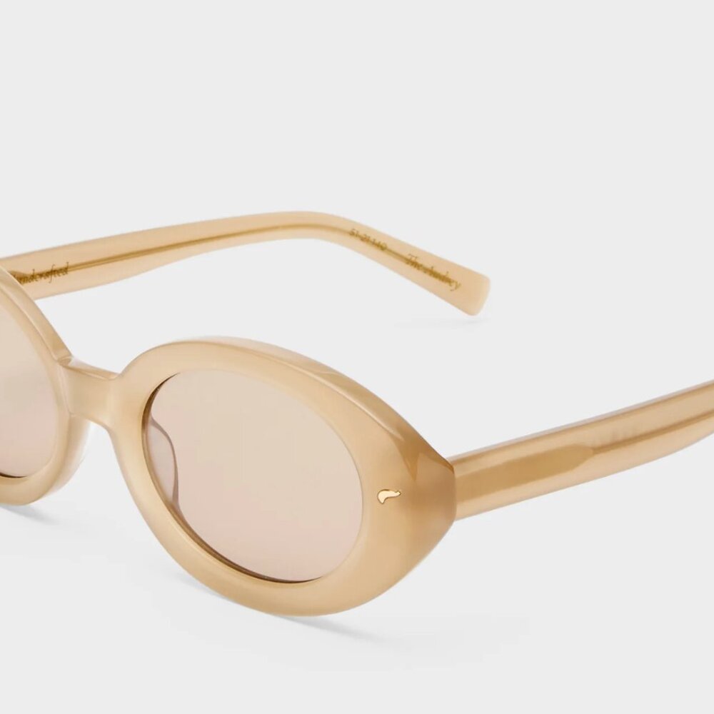 30% OFF NWT!! Luv Lou The Audrey Sunglasses in Bisque - Picture 6 of 6